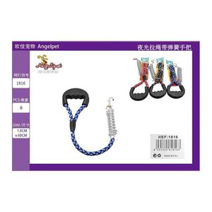 Guinzaglio Luminoso per Cani Angelpet con Impugnatura a Molla 1,0 cm x 60 cm, Luminoso di Notte per Animali Domestici - Product Image 3