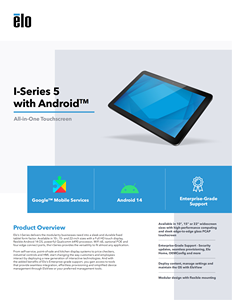 Distribuidor Oficial Autorizado Elo E539154, Pantalla de 10.1 Pulgadas Serie I 5, Android 14 con GMS, Resolución 1920 x 1200, PCAP de 10 Puntos Táctiles, Color Negro - Product Image 2