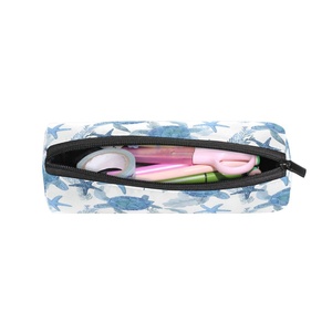 Trousse à crayons ronde avec fermeture éclair, pochette de rangement portable pour crayons, porte-stylos, organisateur de papeterie, trousse à crayons pour étudiants, adolescentes - Product Image 4