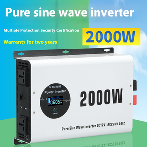 Générateur d'ondes sinusoïdales pures 4000W 2000W 12V vers 110V/220V CA monophasé pour voiture, camion, maison, alimentation de secours 1500W 10kVA Pure S - Product Image 6