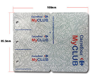 Tùy chỉnh không thấm nước nhựa lòng trung thành viên phần thưởng Combo Thẻ PVC QRcode mã vạch in Key tag - Product Image 4