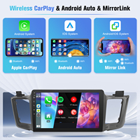 Radios de coche originales de fábrica, reproductor de MP3 Bt con función de llamada telefónica, cámara de configuración de EQ FM RDS para Toyota RAV4 2013-2018