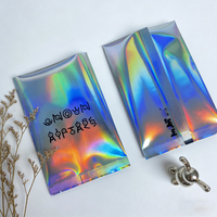 Pochette personnalisée pour cartes, impression sur matériau métallisé, emballage scellé en feuille d'aluminium pour cartes à collectionner