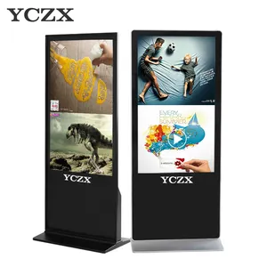 Cheap Price Supply 55 Inch 10 Points Touch IR Touch Screen Advertising Display Koisk Wall Mounted Advertising Player