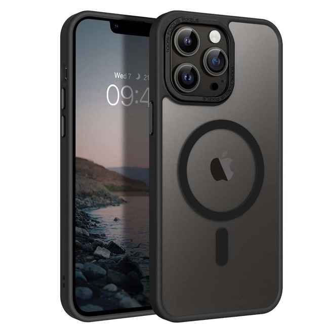 Matte Frosted TPU Silicone Phone Cover Magnetic Phone Case for iPhone 11 12 13 14 15 Pro Max Cases