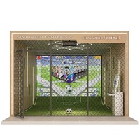 Centre d'expérience de football simulé intelligent en intérieur, équipement de divertissement interactif pour adultes et enfants, école de sport numérique