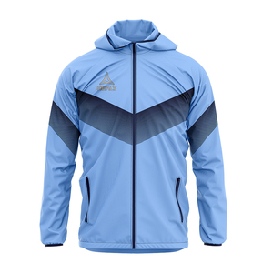 HEALY Veste à capuche coupe-vent confortable personnalisée Veste d'extérieur légère pour homme Veste décontractée à capuche pour tenues quotidiennes - Product Image 1