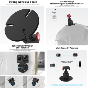 Soporte Magnético de Liberación Rápida con Adhesivo para Insta360 Go, Base de Succión Ultra Fuerte para Insta 360 Ace <span class=keywords><strong>Pro</strong></span> 2 <span class=keywords><strong>X5</strong></span> X4 X3, Soporte de Cámara Reutilizable - Product Image 2