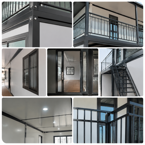 Casa Prefabricada Expandible de 20 pies con Dos Alas y Doble Capa, Villa Modular de Lujo para Jardín, ADU y Apartamento Pequeño - Product Image 5