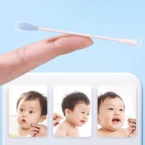 Hisopos de algodón adhesivos para limpieza de bebés Haier, de doble punta, envasados individualmente, 50 hisopos auténticos - Product Image 3