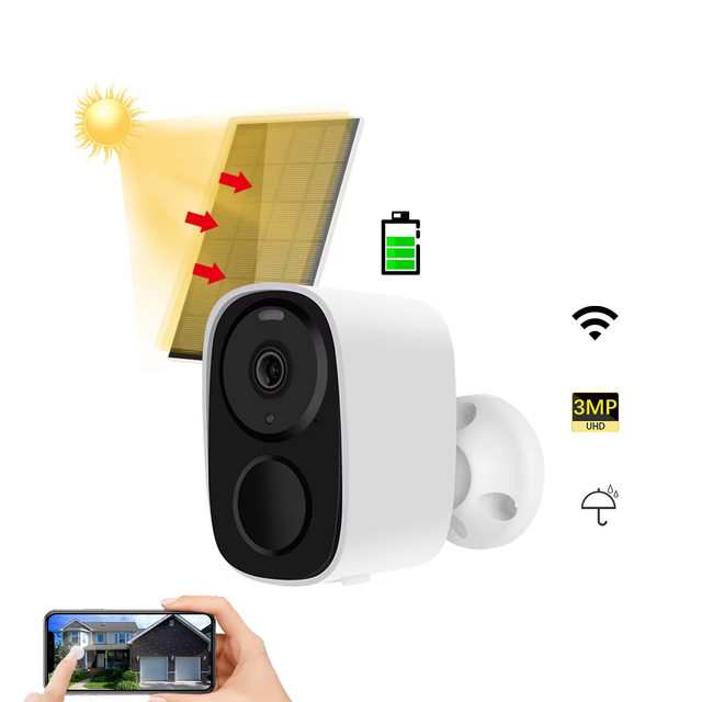Factory Hot Sale 4K HD Resolution WiFi Solar Battery Night Vision Smart Wireless AI Battery 4G Battery IP CCTV 4K Network Camera