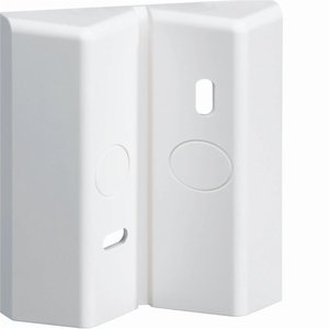 Accessorio di montaggio ad angolo Hager per rilevatori di movimento, bianco, larghezza 9,5 cm, profondità 8,3 cm - Product Image 1