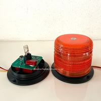Lampe stroboscopique au xénon super lumineuse, base en aluminium, lumière clignotante d'urgence haute intensité, 40 watts, balise d'avertissement moyenne, lentille de 4 pouces