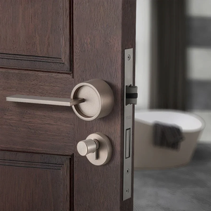 Debao SSR Modern Style Grey Zinc Alloy Lever <b>Door</b> <b>Handle</b> Lock 1 Year Warranty Ambidextrous Design Easy Installation for - Product Image 5