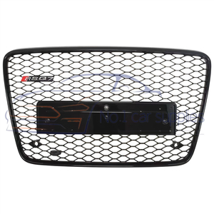 Calandre avant style <span class=keywords><strong>RSQ7</strong></span> pour Q7 SQ7, grille en nid d'abeille, pare-chocs facelift 2005-2015 - Product Image 2