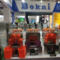 Citrus Sinaasappelpers Machine Automatische Sapcentrifuge Roestvrijstalen Sinaasappelpers 500W 20 Sinaasappelen/Min Oververhittingsbeveiliging