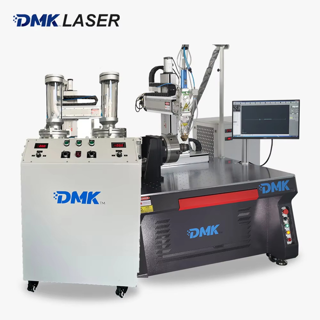 DMK New High Quality 3kw 1064nm Fiber Laser Cladding Machine Double Power Feeding 1 Year Warranty