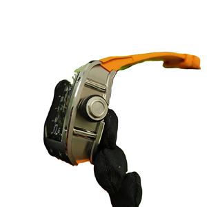 Montre-bracelet automatique mécanique pour homme Super RM010, mouvement en acier titane, lumineuse, étanche, avec couronne et affichage du cadran à aiguilles - Product Image 4