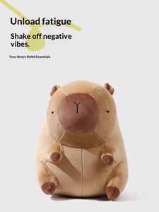 Oreiller Transformable 2-<span class=keywords><strong>en</strong></span>-1 Capybara 2026 avec Remplissage <span class=keywords><strong>Microbilles</strong></span>, Design Animal, Oreiller de Cou <span class=keywords><strong>en</strong></span> U Amusant et Multifonctionnel - Product Image 6