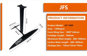 ปีกกระดานโต้คลื่นไฮโดรฟอยล์ JFS GY1099 ทำจากอะลูมิเนียม+คาร์บอนไฟเบอร์ สำหรับผู้ใช้ทุกเพศ รุ่น GY1099 ผลิตโดยโรงงาน OEM เชี่ยวชาญด้านคาร์บอนฟอยล์ - Product Image 5