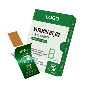 OEMスキンケア経口溶解薄膜ビタミンB1 B2代謝管理経口ストリップ毎日の食事サプリメントメーカー - Product Image 1
