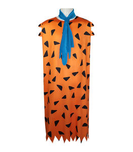 Fred Boy Caveman Túnica Trajes Fiesta Savage Stage Show Performance Wear Halloween Evento indio Flintstones Cosplay Fred <span class=keywords><strong>Disfraces</strong></span> - Product Image 2