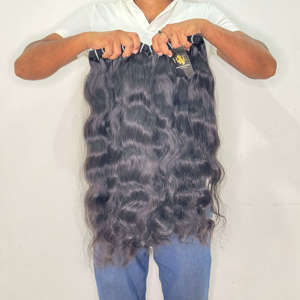 Paquetes de Cabello Natural Sin Procesar al por Mayor, Cabello Humano Rubio Natural Indio, Cabello Virgen con Cutícula Alineada - Product Image 2
