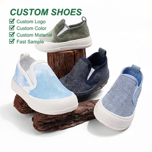 EDUBA Nouveauté Chaussures plates décontractées en <span class=keywords><strong>toile</strong></span> antidérapantes à enfiler pour enfants, baskets de sport pour garçons et filles - Product Image 1