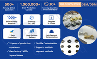 Kancing Tekan Logam Kuningan Desain Mewah dengan Logo Terukir Khusus, untuk Pakaian Jeans, Pola Bulat, Ukuran 10mm