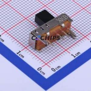 SS13E05L6 Slide Switch Through hole Component (THT) Switch Single Pole Three Throw Rectangle Pin Header PC Pin 16.6mm - Product Image 1