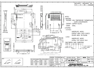 Fabrieksleverancier 8 Plus 1 Pin Smt Dubbele Druk Plating Goud Type Micro Sd Kaarthouder Hoge Kwaliteit Connector