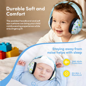 Шумоподавляющие наушники 23 дБ, детские наушники для защиты слуха - Product Image 4