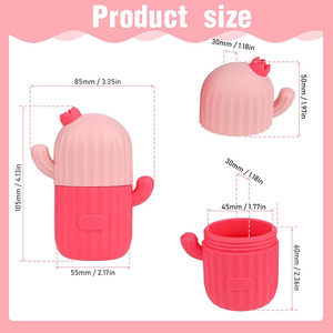 Bán Buôn Silicone Ice Cube Con Lăn Massage Tái Sử Dụng Massage Silicone Ice Khuôn Vẻ Đẹp Trên Khuôn Mặt Ice Con Lăn Chăm Sóc Da Công Cụ Cho Khuôn Mặt - Product Image 3