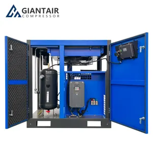 Giantair เครื่องอัดอากาศแบบสกรูเงียบแบบ16บาร์30hp 20hp 10HP สำหรับเครื่องตัดไฟเบอร์เลเซอร์