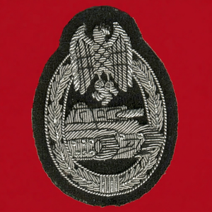 Insignia Bordada Personalizada GERMAN EAGLE-661 con Ancla y Corona de Laurel, Parche de Tela Cosido para Uniforme - Product Image 1