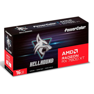 การ์ดจอ Powercolor RX7800XT HELLHOND 16G GAMING GARD สำหรับอีสปอร์ต RX7800XT HELLHOND 16G GAMING GARD RX7800 อีสปอร์ต - Product Image 1