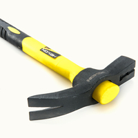 Manche en fibre de verre outils à main en acier marteau à griffes de style espagnol