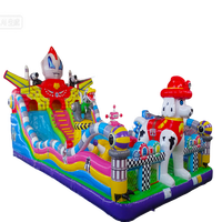 Grand trampoline gonflable d'extérieur pour enfants, thème chien, avion, dinosaure, robot, maison de saut pour fête d'enfants, en PVC, certifié CE