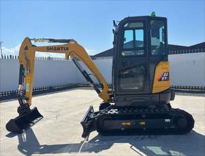 Excavadora de cadenas SHANTUI de 2.8 toneladas en buen estado con motor Yanmar, componentes PLC, alta potencia de excavación y 1 año de garantía - Product Image 2