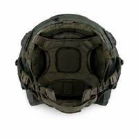Casque tactique balistique haute protection FAST IIIA – Équipement d'entraînement de protection en PE/Aramide équipé d'un système de rails tactiques.