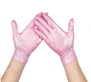 <span class=keywords><strong>Gants</strong></span> en nitrile jetables rose vif sans latex pour le nail art, la coiffure, le tatouage, les salons de beauté, les spas, le nettoyage, la restauration et la manucure - Product Image 3