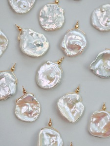 Elegant Vintage ไข่มุกน้ําจืดธรรมชาติ Baroque จี้สร้อยคอเครื่องประดับงานแต่งงาน - Product Image 3