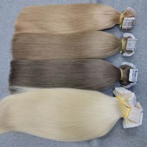 Meilleur prix Double dessiné bande brute dans les extensions de cheveux 100 bande de cheveux humains Ins bande vierge naturelle Extensions de cheveux en gros - Product Image 2