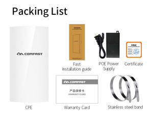 COMFAST CF-E130N V2 Intérieur/Extérieur 2KM PTMP Double Bande <span class=keywords><strong>WiFi</strong></span> Station De Base Modèle avec 4G WAN <span class=keywords><strong>Point</strong></span> <span class=keywords><strong>D</strong></span>'<span class=keywords><strong>accès</strong></span> Pare-Feu QoS 2.4GHz - Product Image 2