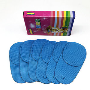 แผ่นปิดตาเด็กสำหรับกรอบแว่นตา การฝึกแก้ไขการมองเห็นด้วยตาข้างเดียว การปิดตาสำหรับการตรวจตา ใช้การออกแบบตาข่ายสีน้ำเงิน กล่อง 6 ชิ้น - Product Image 2