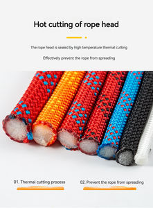 <span class=keywords><strong>Corde</strong></span> d'escalade de travail <span class=keywords><strong>a</strong></span>érien d'évasion de matériel de polyester résistant à l'usure - Product Image 6