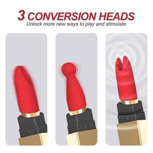 Girls power wasserdichter Mini Bullet Vibrator für Frauen G-Punkt Lippenstift Stimulator Small Sex <span class=keywords><strong>Clitoris</strong></span> Vibrieren für Ei - Product Image 4