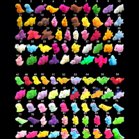 Heetverkopende TPR schattige dieren mini zachte Mochi squishy speelgoed groothandel bulk, Kerst squishy speelgoed voor stressverlichting