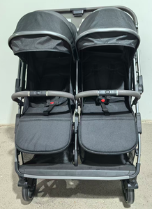 Cochecito doble portátil para viajes al aire libre y parques, ligero para dos niños, se puede usar para sentarse o recostarse. - Product Image 2