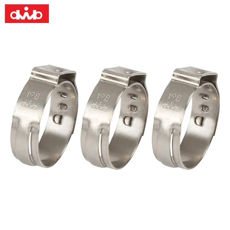 Stainless Steel Small Clamps Single Ear Hose Clamp